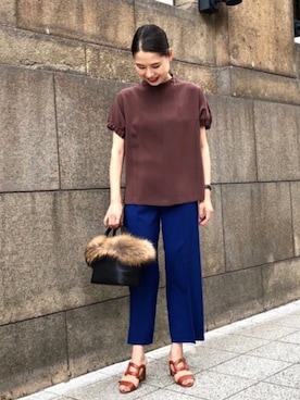 Demi-Luxe BEAMSさん(レディース・154cm)の秋コーディネート