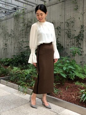「Room no.8（ルームエイト）のアイテム」を使った、Demi-Luxe BEAMSさん（レディース・160cm）の秋コーディネート