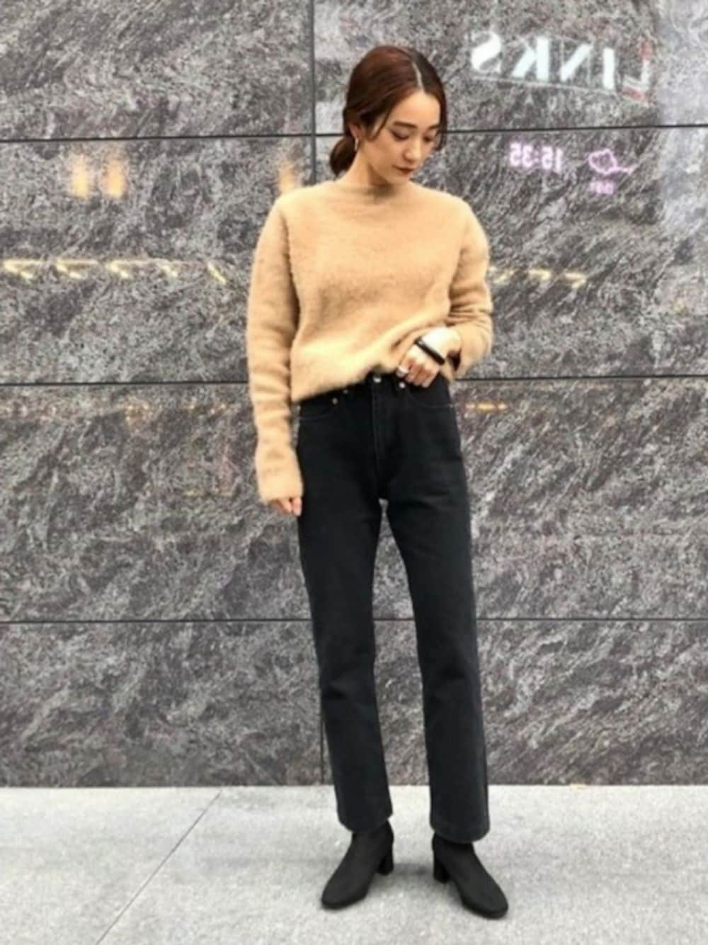 Demi-Luxe BEAMS - エイトン ATON カシミア100 ファーカシミア ニット Demi-Luxe BEAMS（デミルクス ビームス）の「ATON / ファー