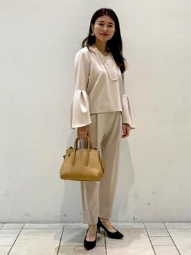 「TOFF&LOADSTONE」｜Demi-Luxe BEAMSさん（レディース・153cm）の冬コーディネート