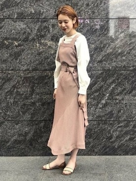 Demi-Luxe BEAMSさん（レディース・163cm）の冬コーディネート