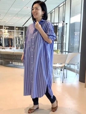 「upper hights」｜「アイテム（ワンピース/ドレス）」を使った、Demi-Luxe BEAMSさん（レディース・160cm）の春コーディネート
