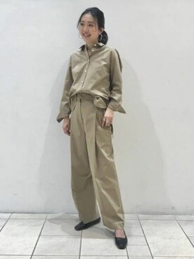 Demi-Luxe BEAMSさん（レディース・165cm）の春コーディネート