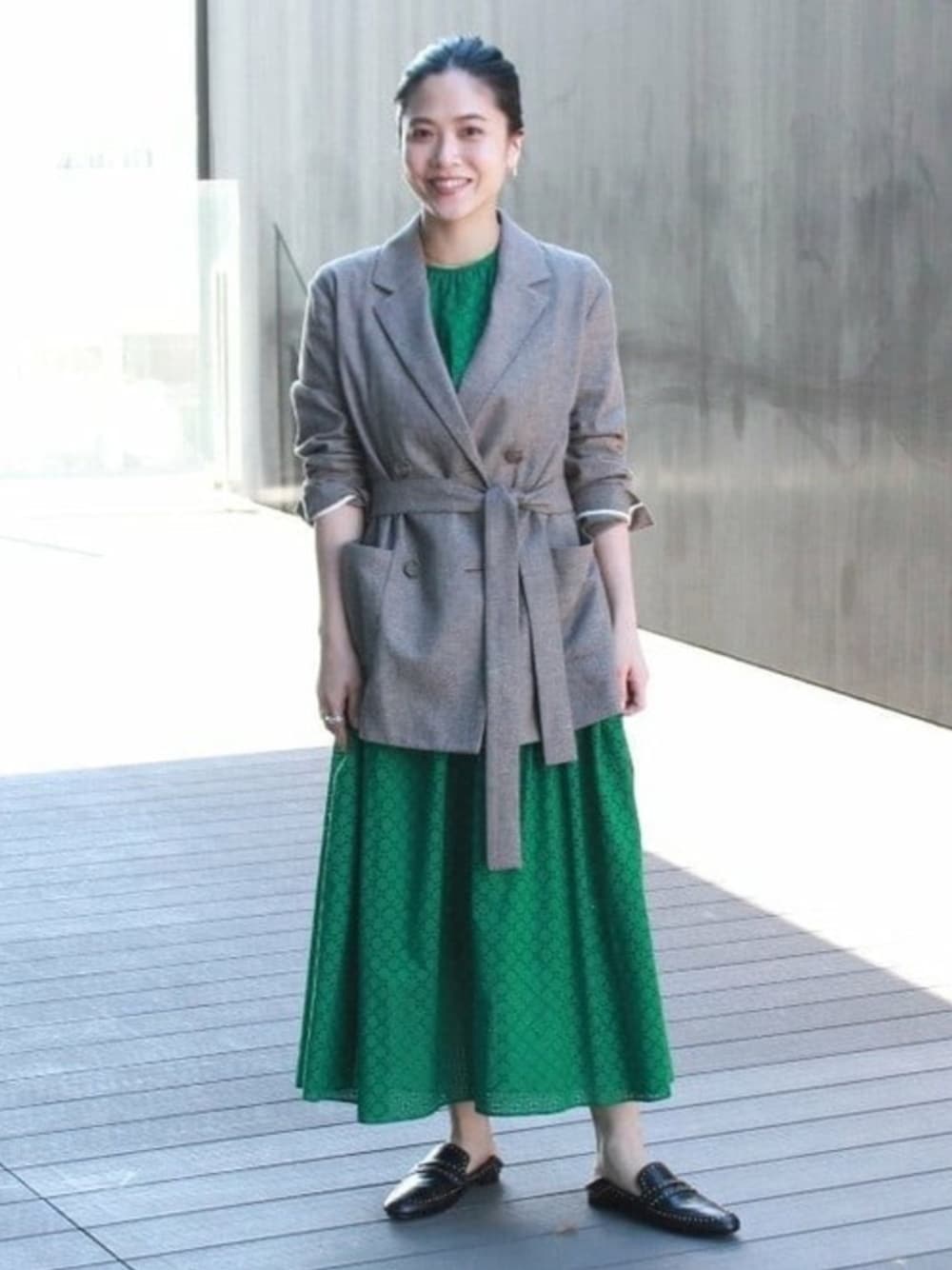 ■専用■美品 デミルクス ビームス 3,5万 リネン100%ノーカラージャケット Demi-Luxe BEAMS ジャケット ノーカラージャケット 「セレモニー
