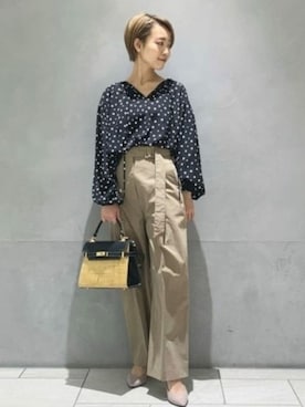 Demi-Luxe BEAMS　ボリュームスリーブ ドットプルオーバー Demi-Luxe BEAMS - Demi-Luxe BEAMS / ボリュームスリーブ
