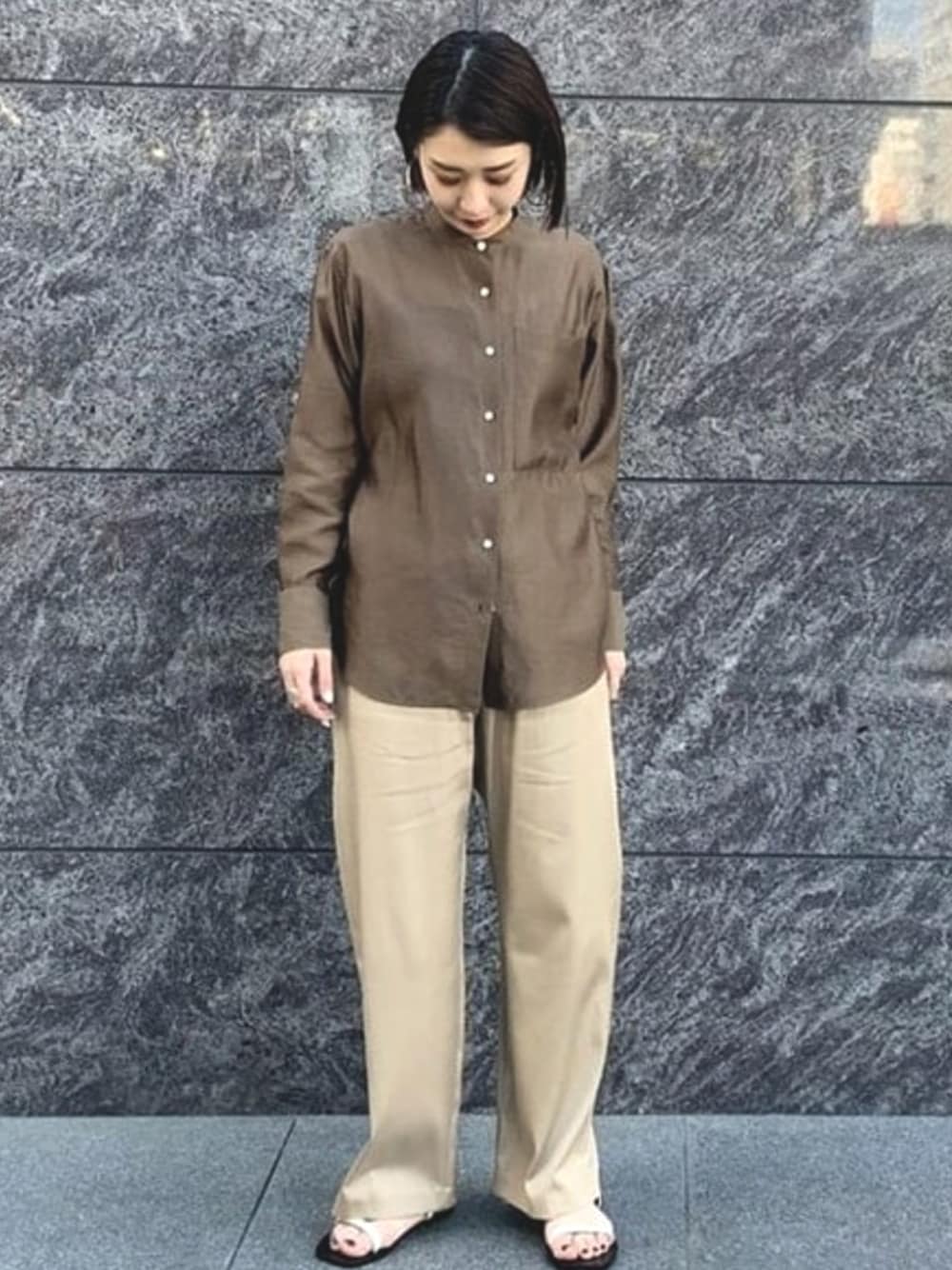 デミルクスビームス　ボイルオーガンジーシャツ【極美品】BEAMS　ボイル Demi-Luxe BEAMS（デミルクス ビームス）の「Demi-Luxe BEAMS