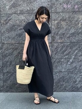 「EFFE BEAMS（エッフェビームス）のアイテム（バッグ）」を使った、Demi-Luxe BEAMSさん（レディース・165cm）の春コーディネート