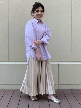 Demi-Luxe BEAMSさん（レディース・152cm）の春コーディネート