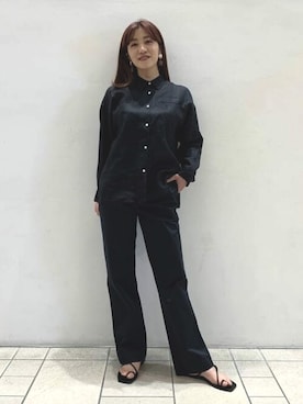 「EFFE BEAMS（エッフェビームス）のアイテム（パンツ）」を使った、Demi-Luxe BEAMSさん（レディース・160cm）の春コーディネート