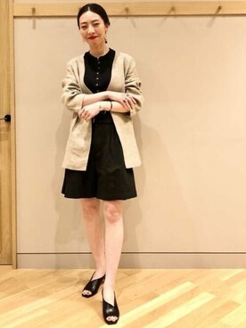 「JOHN SMEDLEY」｜Demi-Luxe BEAMSさん（レディース・164cm）の春コーディネート