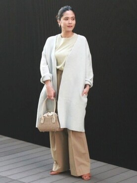 Demi-Luxe BEAMSさん（レディース・154cm）の春コーディネート