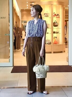Demi-Luxe BEAMSさん（レディース・162cm）の夏コーディネート