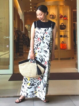 Demi-Luxe BEAMSさん（レディース・153cm）の夏コーディネート