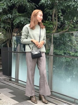 Demi-Luxe BEAMSさん（レディース・162cm）の秋コーディネート