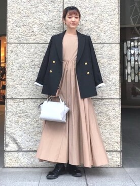 Demi-Luxe BEAMSさん（レディース・160cm）の春コーディネート