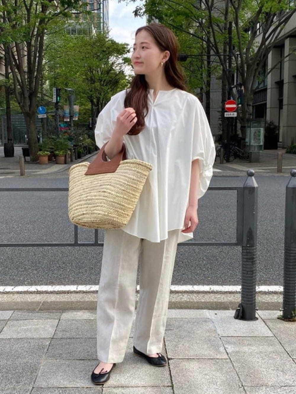 Demi-Luxe BEAMS / リネン イージーパンツ