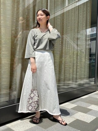 Demi Luxe Beams デミルクス ビームス の Demi Luxe Beams フラワープリント フレアスカート スカート Wear Demi Luxe Beams デミルクス ビームス の Demi Luxe Beams フラワープリント フレアスカート スカート Wear