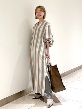 Demi-Luxe BEAMSさん（レディース・157cm）の春コーディネート