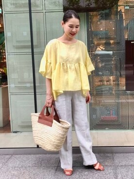 Demi-Luxe BEAMSさん（レディース・154cm）の夏コーディネート