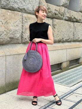 Demi-Luxe BEAMSさん(レディース・165cm)の夏コーディネート