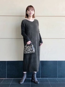 Demi-Luxe BEAMSさん（レディース・153cm）の秋コーディネート