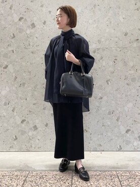 Demi-Luxe BEAMSさん（レディース・153cm）の秋コーディネート