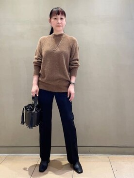 Demi-Luxe BEAMSさん（レディース・166cm）の秋コーディネート