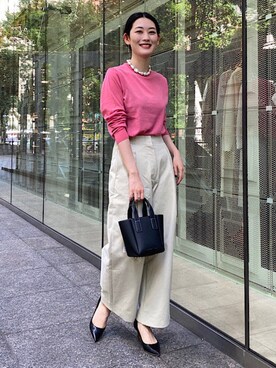 Demi-Luxe BEAMSさん（レディース・164cm）の秋コーディネート