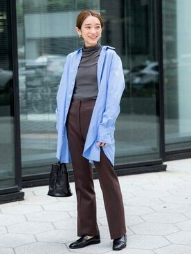 Demi-Luxe BEAMSさん（レディース・160cm）の秋コーディネート