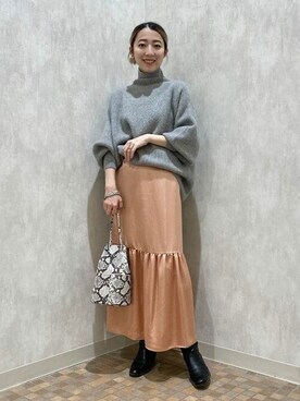 Demi-Luxe BEAMSさん（レディース・160cm）の秋コーディネート