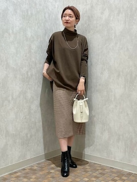 Demi-Luxe BEAMSさん(レディース・162cm)の秋コーディネート
