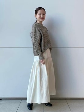 Demi-Luxe BEAMSさん(レディース・156cm)の秋コーディネート