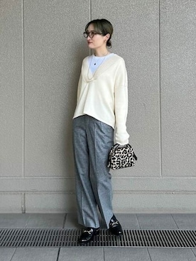 Demi-Luxe BEAMSさん（レディース・162cm）の秋コーディネート