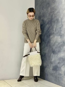 Demi-Luxe BEAMSさん(レディース・158cm)の秋コーディネート