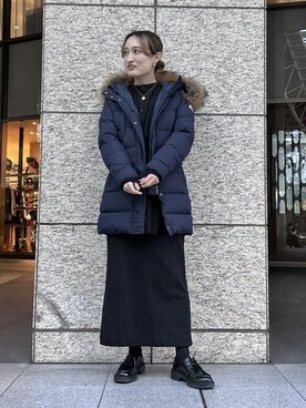 Demi-Luxe BEAMSさん（レディース・162cm）の冬コーディネート