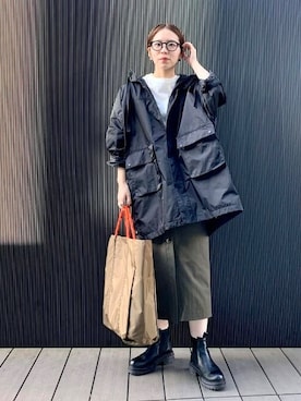 Demi-Luxe BEAMSさん（レディース・156cm）の冬コーディネート