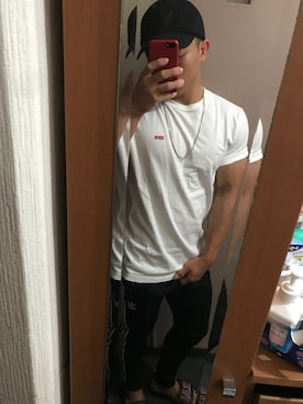 「GIVENCHY（ジバンシイ）のアイテム（サンダル）」を使った、yutoさん（メンズ・166cm）の夏コーディネート