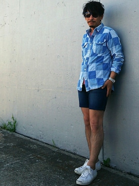 「サーフ」｜アキオさん（メンズ・164cm・40代）の夏コーディネート