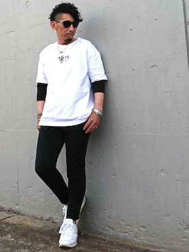 「MAYK（メイク）のアイテム」を使った、アキオさん（メンズ・164cm）の春コーディネート