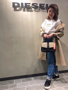 「あべのハルカス」｜ＲＩＮさん（レディース・167cm）の春コーディネート