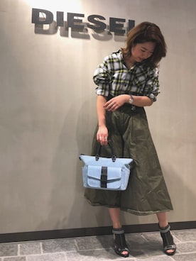 「あべのハルカス」｜ＲＩＮさん（レディース・167cm）の春コーディネート