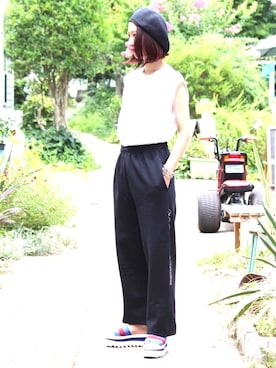 「HYKE（ハイク）のアイテム」を使った、きのこさんさん（レディース・159cm）の冬コーディネート