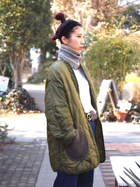 「C.E.L.STORE（セルストア）のアイテム」を使った、きのこさんさん（レディース・159cm）の冬コーディネート