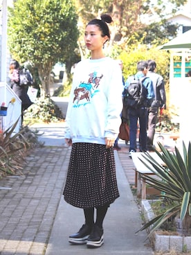 「C.E.L.STORE（セルストア）のアイテム」を使った、きのこさんさん（レディース・159cm）の春コーディネート