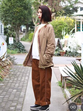 きのこさんさん(レディース・159cm)の春コーディネート