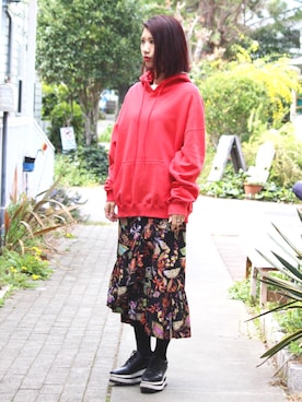 「STELLA McCARTNEY（ステラマッカートニー）のアイテム」を使った、きのこさんさん（レディース・159cm）の春コーディネート