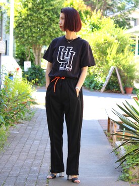 「C.E.L.STORE（セルストア）のアイテム（トップス）」を使った、きのこさんさん（レディース・159cm）の春コーディネート