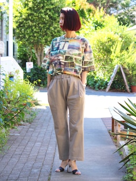 きのこさんさん（レディース・159cm）の春コーディネート