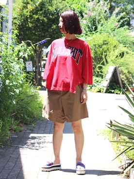 「C.E.L.STORE（セルストア）のアイテム」を使った、きのこさんさん（レディース・159cm）の夏コーディネート