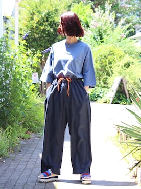 「C.E.L.STORE（セルストア）のアイテム」を使った、きのこさんさん（レディース・159cm）の夏コーディネート